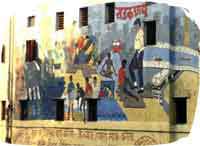mural on the shelter